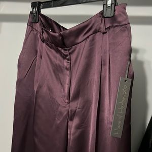 House of Harlow satin pants size 8